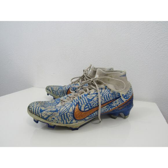 Nike CR7 Air Zoom Mercurial Vapor 15 Elite FG US 8 Worn White Metallic Copper - Picture 4 of 10